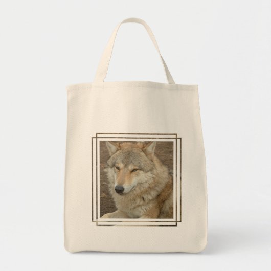 Wolf Grocery Canvas tas (Voorkant)