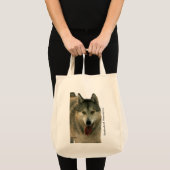 Wolf Grocery Canvas tas (Voorkant (product))