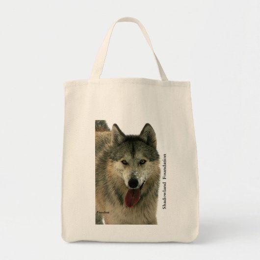 Wolf Grocery Canvas tas (Voorkant)