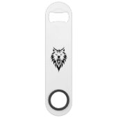 Wolf gromt stam speed flessenopener (Voorkant)