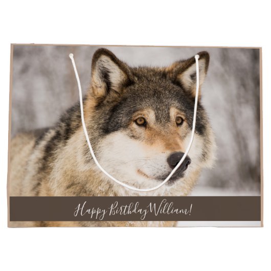 Wolf Groot Cadeauzakje (Achterkant)