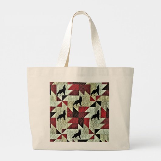 Wolf Grote Tote Bag (Achterkant)