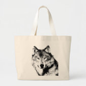 Wolf Grote Tote Bag (Voorkant)