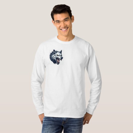 Wolf Gym Pump Hoesje T-shirt (Voorkant volledig)