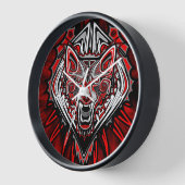 Wolf Haida Tribale Totem Ontwerp (Hoek)