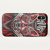 Wolf Haida Tribale Totem Ontwerp Case-Mate iPhone Case (Achterkant (horizontaal))