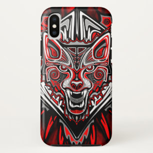Wolf Haida Tribale Totem Ontwerp Case-Mate iPhone Case