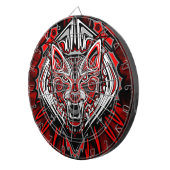 Wolf Haida Tribale Totem Ontwerp Dartbord (Voorkant Rechts)
