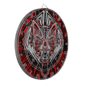 Wolf Haida Tribale Totem Ontwerp Dartbord (Voorkant Links)