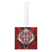 Wolf Haida Tribale Totem Ontwerp Decoratie (Voorkant)