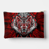 Wolf Haida Tribale Totem Ontwerp Etui (Achterkant)
