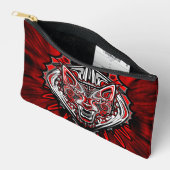 Wolf Haida Tribale Totem Ontwerp Etui (Open)
