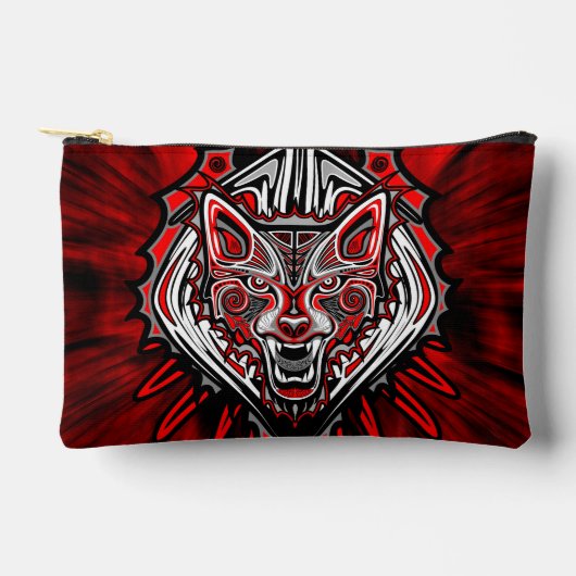 Wolf Haida Tribale Totem Ontwerp Etui (Voorkant)