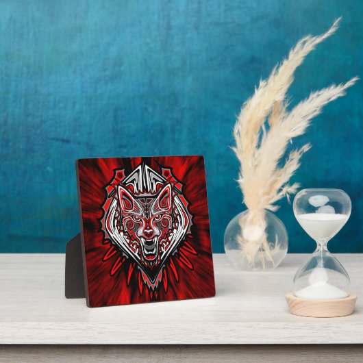 Wolf Haida Tribale Totem Ontwerp Fotoplaat (Insitu)