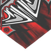 Wolf Haida Tribale Totem Ontwerp Korte Tafelloper (Hoek)