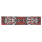 Wolf Haida Tribale Totem Ontwerp Korte Tafelloper (Horizontaal)