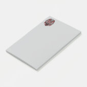 Wolf Haida Tribale Totem Ontwerp Post-it® Notes (Schuin)