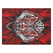Wolf Haida Tribale Totem Ontwerp Tafelkleed (Voorkant (Horizontaal))