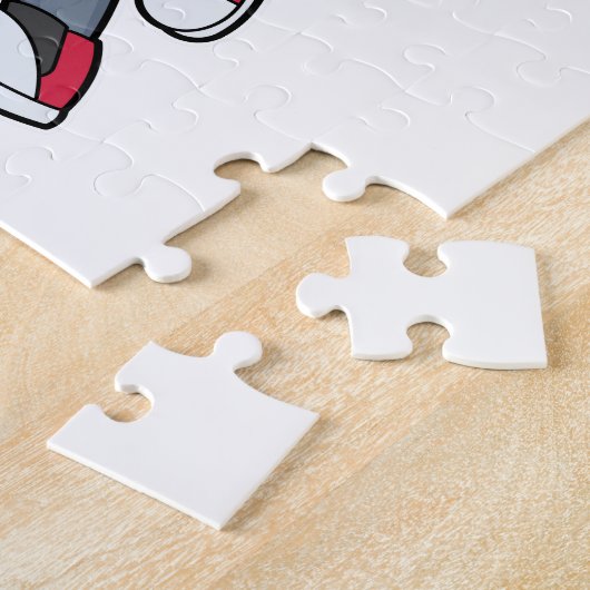 Wolf Handball speler Handball Legpuzzel (Zijkant)