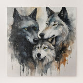 Wolf Harmony Legpuzzel (Verticaal)