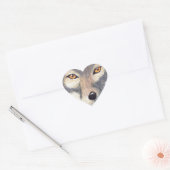 Wolf Hart Sticker (Envelop)