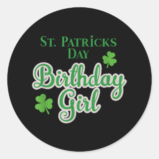 Wolf Hart Valentijnsdag Meisje Vrouwen12 Ronde Sticker