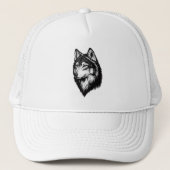 wolf hat trucker pet (Voorkant)