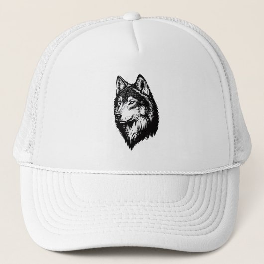 wolf hat trucker pet (Voorkant)
