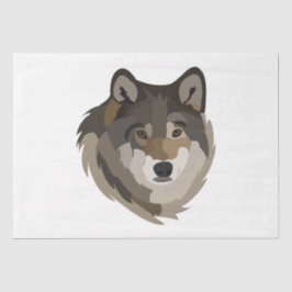 Wolf Head Animal Grey Wild Wolf Tissuepapier