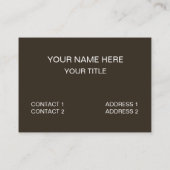 Wolf Head Animal Grey Wild Wolf Visitekaartje (Achterkant)