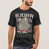 Wolf Head - Bjorn naam T-shirt (Voorkant)