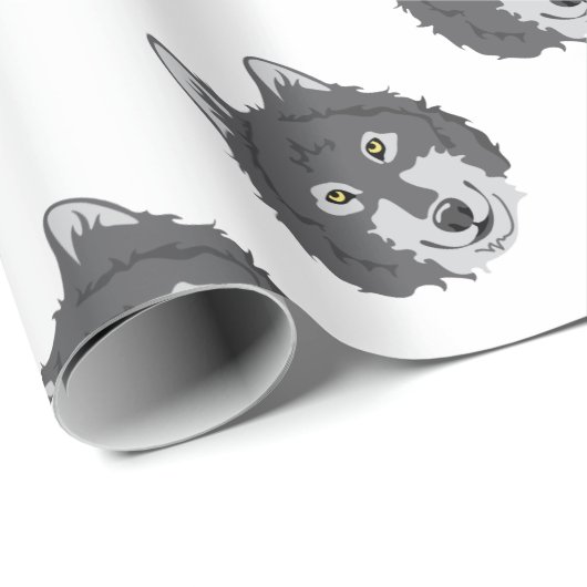 Wolf Head Cadeaupapier (Rol Hoek)
