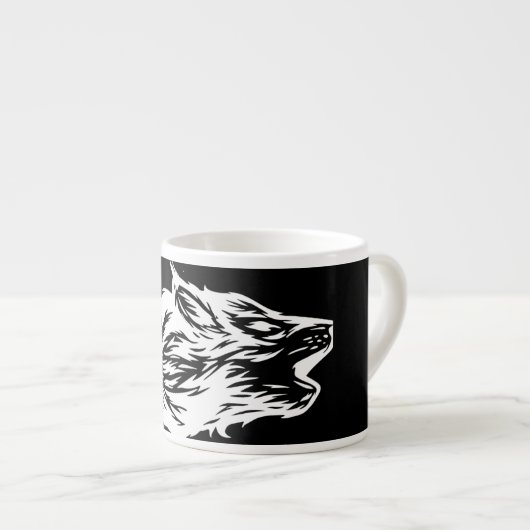 Wolf Head Espresso Kop (Voorkant rechts)