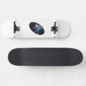 Wolf Head Galaxy Persoonlijk Skateboard (Horizontaal)