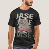 Wolf Head - Jase naam T-shirt (Voorkant)