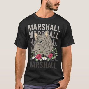 Wolf Head - Marshall naam T-shirt