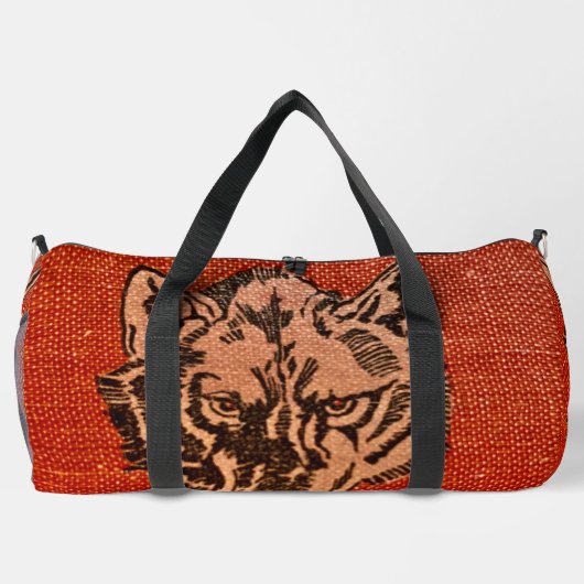 Wolf Head on Red Plunjezak (Achterkant)