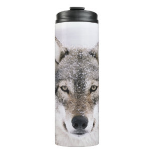 Wolf Head Persoonlijke Thermal Tumbler Thermosbeker