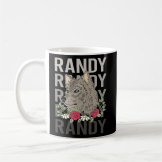 Wolf Head - Randy Naam Koffiemok