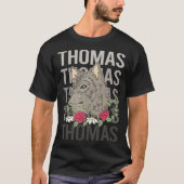 Wolf Head - Thomas Naam T-shirt (Voorkant)