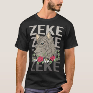 Wolf Head - Zeke Naam T-shirt