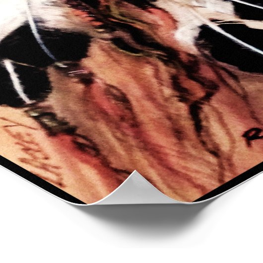 Wolf Headdress Canvas Print (Hoek)