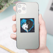 Wolf Heart - Heart Edition Sticker (Telefoon)