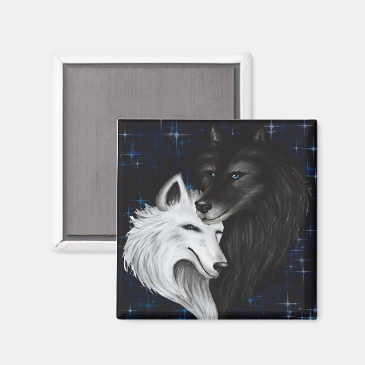 Wolf Heart Magnet - Original (Voorkant / Achterkant)