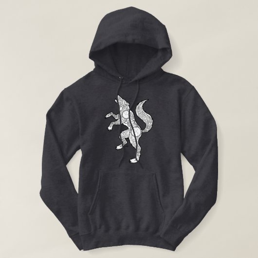 Wolf Heraldry Hoodie (Design voorkant)