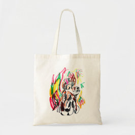 Wolf Herfst Vreugde Tote Bag