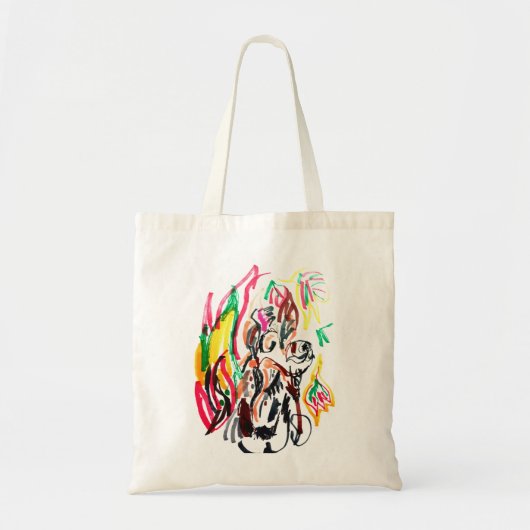 Wolf Herfst Vreugde Tote Bag (Voorkant)