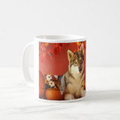 Wolf Herfst White 11 oz Classic White Mok (Voorkant links)