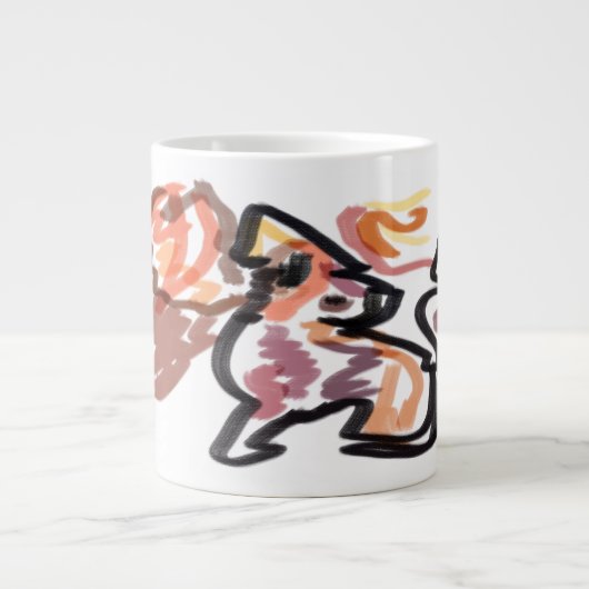 Wolf Herfst zonsondergang Grote Koffiekop (Voorkant)