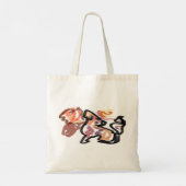 Wolf Herfst zonsondergang Tote Bag (Achterkant)